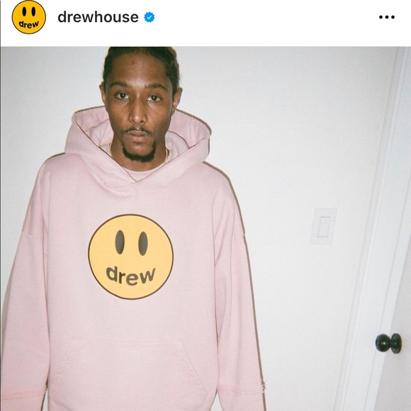 Pink Hoodie Original Drew Hoodie Drew Official Unisex Hoodie Now